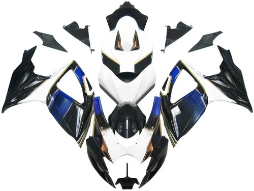 Amotopart Fairings Suzuki GSXR 600 750 Black Blur Viru Beer Racing  (2006-2007)