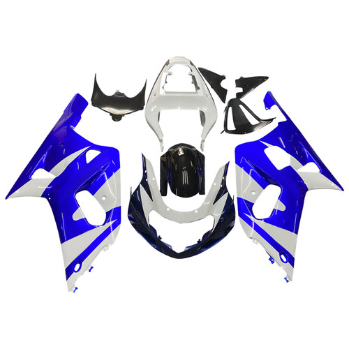 Amotopart Fairings Suzuki GSXR 600 Blue & White GSXR Racing  (2001-2003)