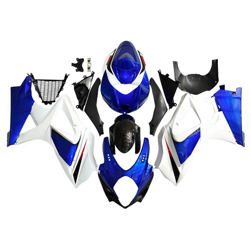 Amotopart Fairings Suzuki GSXR 1000 Blue & White GSXR  Racing  (2007-2008)