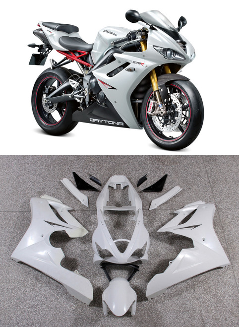 Fairings Triumph Daytona 675 White Black Daytona Racing (2006-2008)