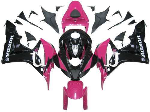 Fairings Honda CBR 600 RR Pink Black Honda Racing (2007-2008)