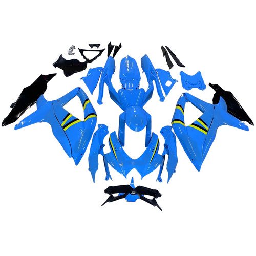 Amotopart Fairings Suzuki GSXR 600 750 Blue Rizla Racing  (2008-2010)