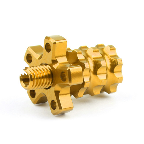 Universal 8mm Anodized Billet Aluminum Clutch Cable Adjuster Set, Gold Universal 8mm Anodized Billet Aluminum Clutch Cable Adjuster Set, Gold