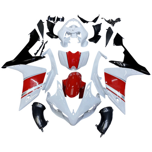 Amotopart Fairings Yamaha YZF-R1 White Red Black R1 Racing (2007-2008)