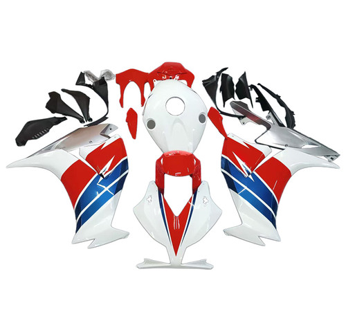 Amotopart Fairings Honda CBR1000RR HRC White Silver Racing (2012-2016)
