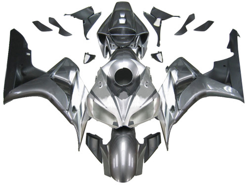 Amotopart Fairings Honda CBR 1000 RR Silver 2-Tone CBR  Racing (2006-2007)