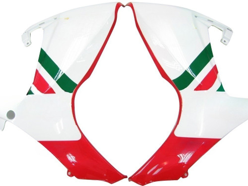 Amotopart Fairings Suzuki GSXR 600 750 White Red Green Alitalia Racing  (2006-2007)