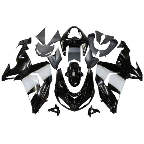 Amotopart Fairings Kawasaki ZX 10R Yellow Black No.56 Nakano