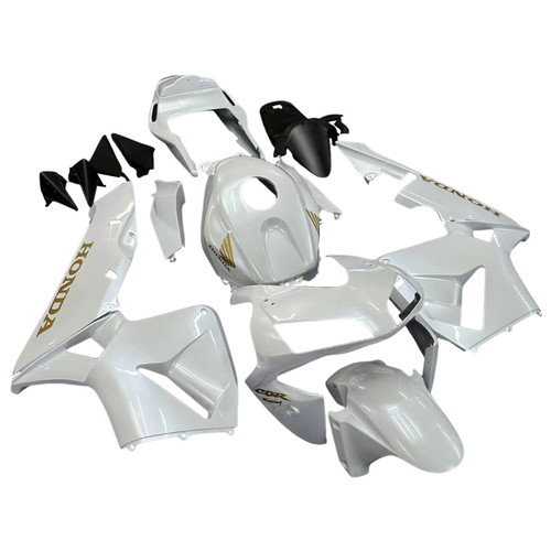 Amotopart Fairings Honda CBR 600 RR Metallic White Honda Racing (2003-2004)