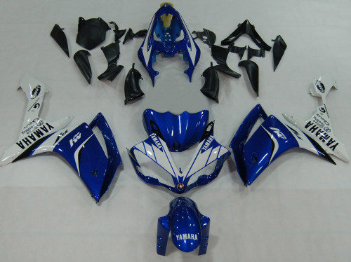 Fairings Yamaha YZF-R1 Blue White  R1 Racing (2007-2008)