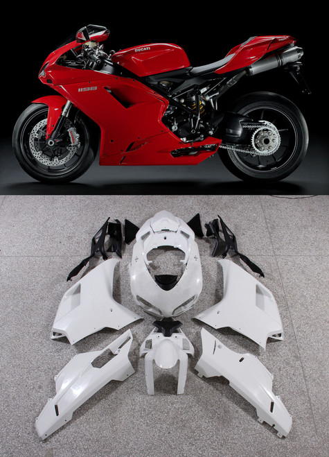 Fairings Ducati 1098 1198 848 Red 1198 Racing (2007-2012)