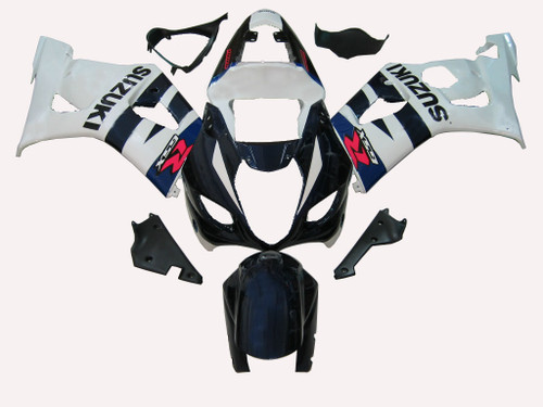 Fairings Suzuki GSXR 1000 White & Blue GSXR Racing  (2003-2004)