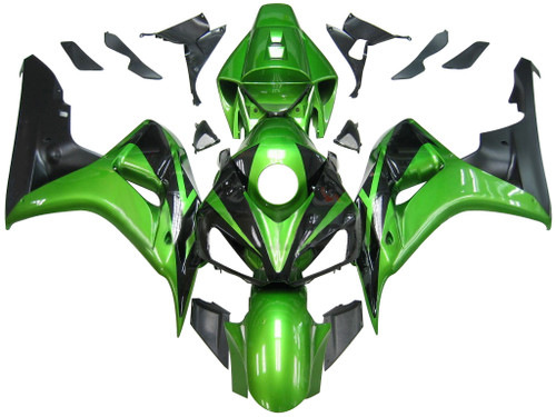 Amotopart Fairings Honda CBR 1000 RR Green & Black CBR Racing (2006-2007)