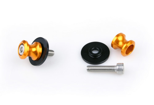 8mm Swingarm Sliders Spools Suzuki GSXR 600 750 1000 1300 Gold