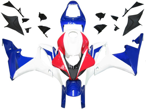 Amotopart Fairings Honda CBR 600 RR Red White Blue HRC Racing (2007-2008)