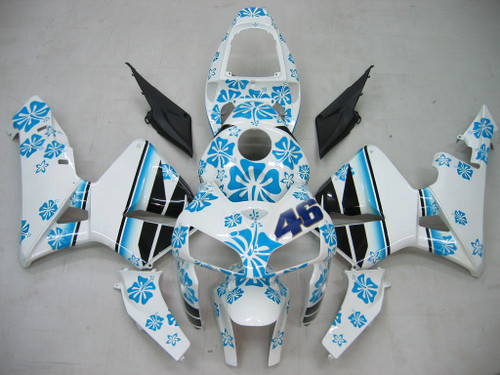 Amotopart Fairings Honda CBR 600 RR Multi-Color Azzurro Floral Racing (2005-2006)