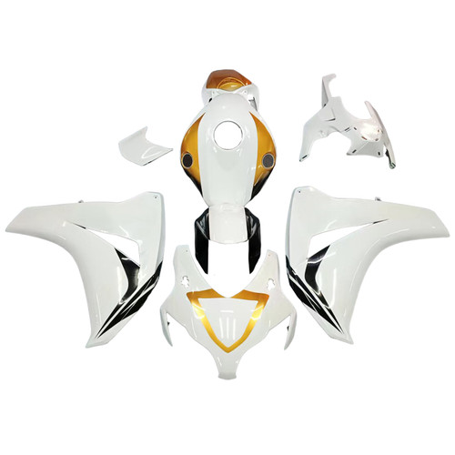 Amotopart Fairings Honda CBR 1000 RR White & Gold Sport-Evo Racing (2008-2011)