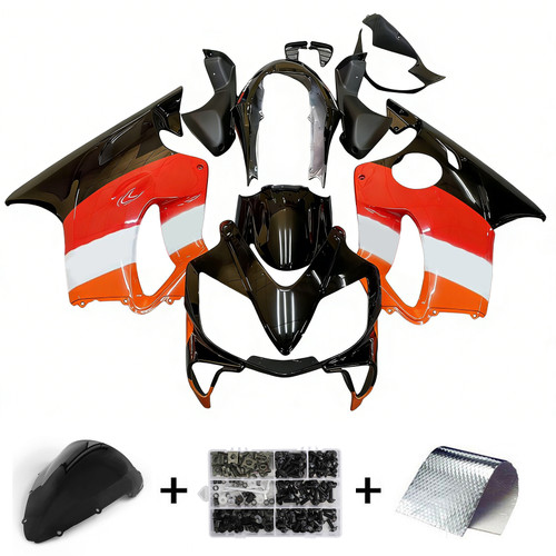 Amotopart Fairings Honda CBR 600 F4i  Black Repsol Racing (2004-2007)