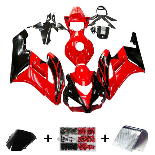 Amotopart Fairings Honda CBR 1000 RR Red Black CBR Racing (2004-2005)