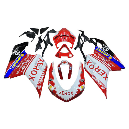 Fairings Ducati 1098 1198 848 Red & White Xerox Racing (2007-2012)