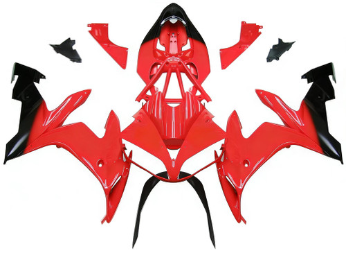 Amotopart Fairings Yamaha YZF-R1 Red Black Virgin Mobile  Racing (2004-2006)