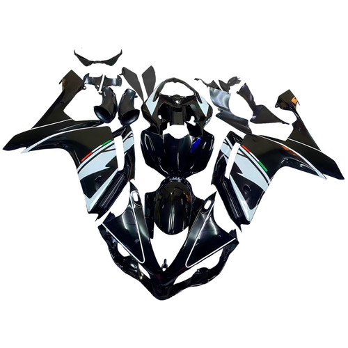 Amotopart Fairings Yamaha YZF-R1 Black FIAT R1 Racing (2007-2008)
