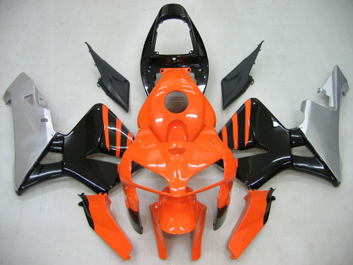 Amotopart Fairings Honda CBR 600 RR Orange & Black CBR Honda Racing (2005-2006)