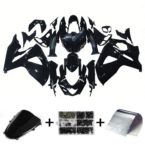 Amotopart Fairings Suzuki GSXR 1000 Black Jordan Racing  (2009-2016)