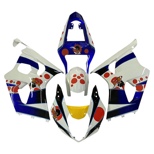 Amotopart Fairings Suzuki GSXR 1000 Multi-Color pepephone Racing  (2003-2004)