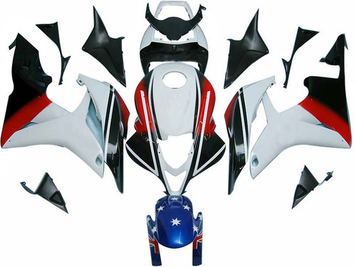 Amotopart Fairings Honda CBR 600 RR Multi-Color Honda Racing (2007-2008)