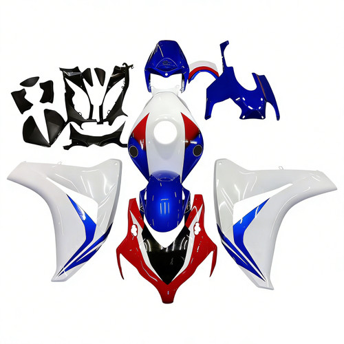 Amotopart Fairings Honda CBR 1000 RR Red Whit Blue HRC Racing (2008-2011)