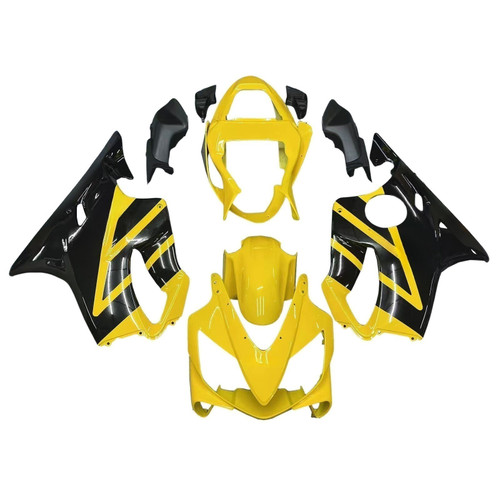 Amotopart Fairings Honda CBR 600 F4i Yellow & Black F4i Racing (2001-2003)