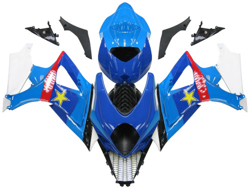 Amotopart Fairings Suzuki GSXR 1000 Blue Rockstar  Racing  (2007-2008)