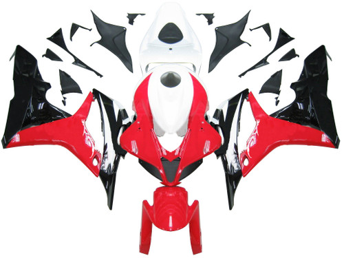 Amotopart Fairings Honda CBR 600 RR Red White Black Honda Racing (2007-2008)