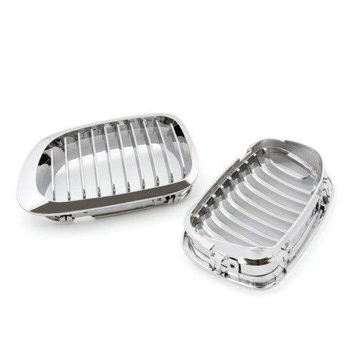 Front Fence Grill Grille BMW E46 2 Doors (1999-2002) 3 Series, Chrome