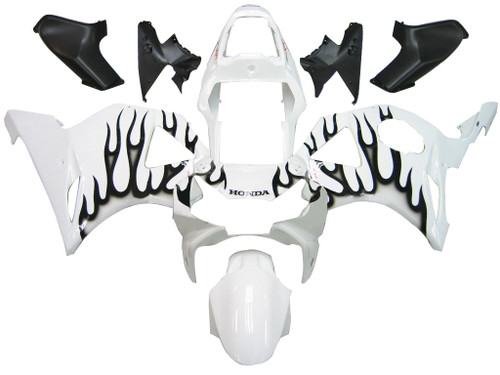 Fairings Honda CBR 954 RR White & Black Flame Racing (2002-2003)