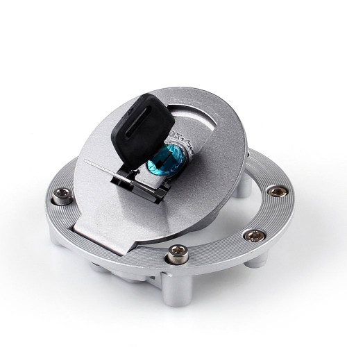 Ignition Switch & Gas Cap Lock Set For Kawasaki KLX250, KLX125, KL250 - Zinc Alloy, 2 Master Keys, 3-Piece Kit