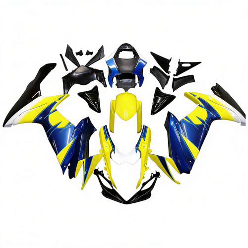 Amotopart Fairings Plastics Suzuki GSXR600 GSXR750 K11 Yellow Blue Alstare (2011-2022)