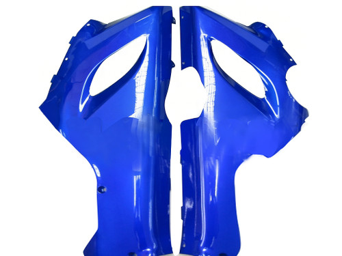 Amotopart Fairings Kawasaki ZX6R 636 Blue White West  Racing  (2005-2006)