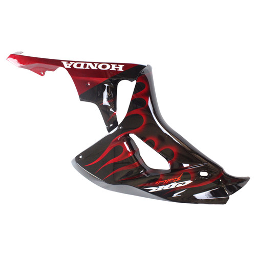 Amotopart Fairings Honda CBR 1000 RR Black & Red Flame Racing (2006-2007) 