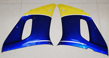 Amotopart Fairings Yamaha YZF-R6 Yellow Blue Camel R6 Racing (1998-2002)