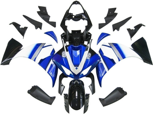Amotopart Fairings Yamaha YZF-R1 Blue Black BMC R1 Racing (2009-2011)