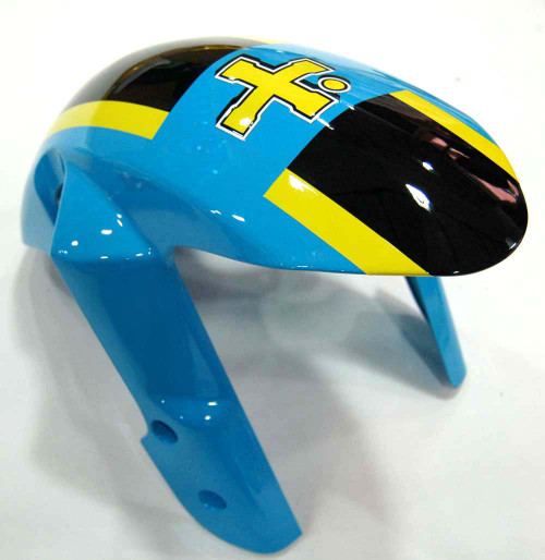 Amotopart Fairings Suzuki GSXR 600 750 Blue Yellow Rizla Racing  (2008-2010)