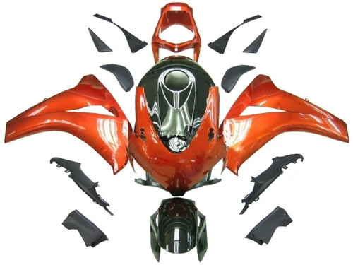 Amotopart Fairings Honda CBR 1000 RR Orange Metallic & Black Honda Racing (2008-2011)