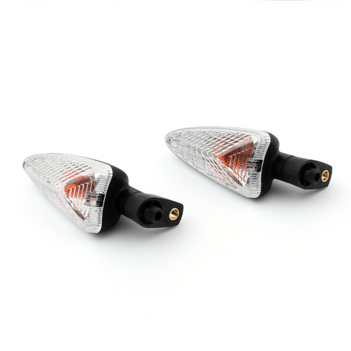 Front Rear Indicators Turn Signal Short Stalk Winker BMW S1000RR (2010-2014) Clear