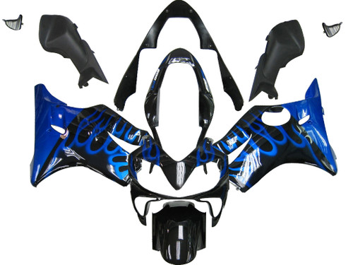 Fairings Honda CBR 600 F4i Black & Blue Flame Racing (2004-2007) Fairings Honda CBR 600 F4i Black & Blue Flame Racing (2004-2007)