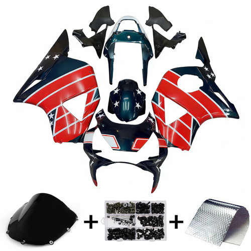 Amotopart Fairings Honda CBR 954 RR Multi-Color Castrol Honda Racing (2002-2003)