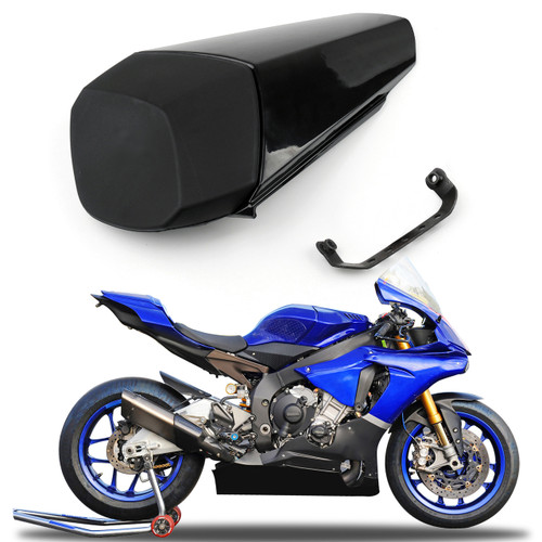 Seat Cowl Rear Pillion Seat Cover Fit For Yamaha YZF-R1 2015-2024 Black