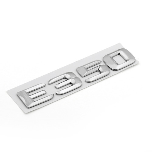 Car Trunk Rear Emblem Badge Letters E350 E Class Chrome Benz