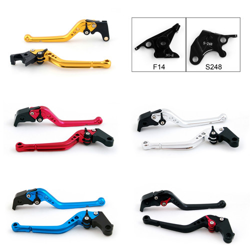 Standard Staff Length Adjustable Brake Clutch Levers Suzuki GSR750 GSX-S750 2011-2016